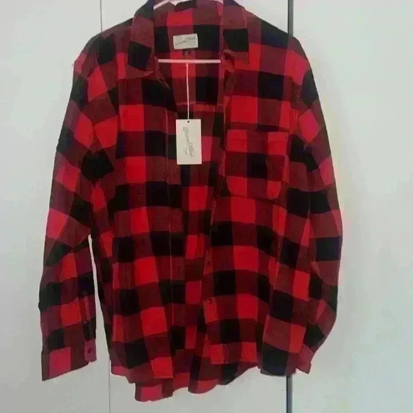 Universal Thread buffalo check flannel shirt - Picture 1 of 2
